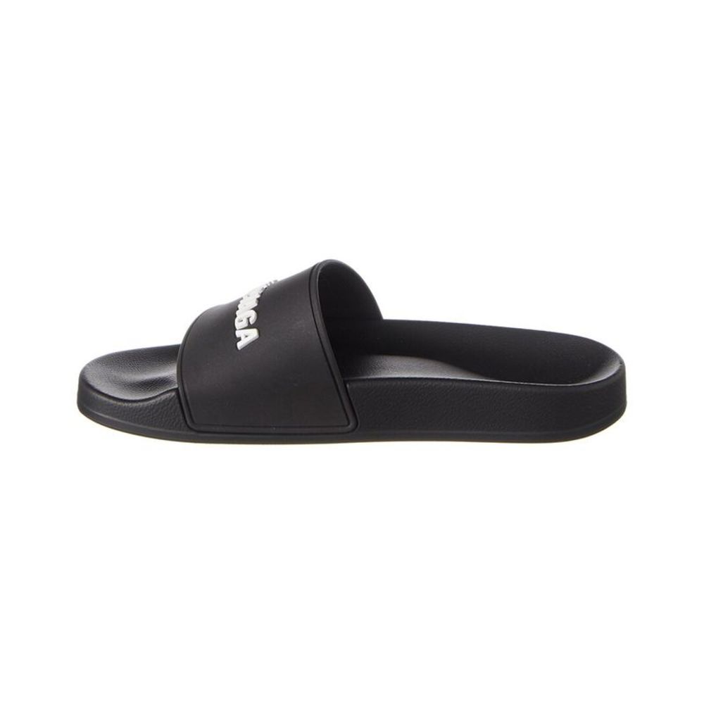 Balenciaga Logo Pool Rubber Slide - Picture 2 of 5